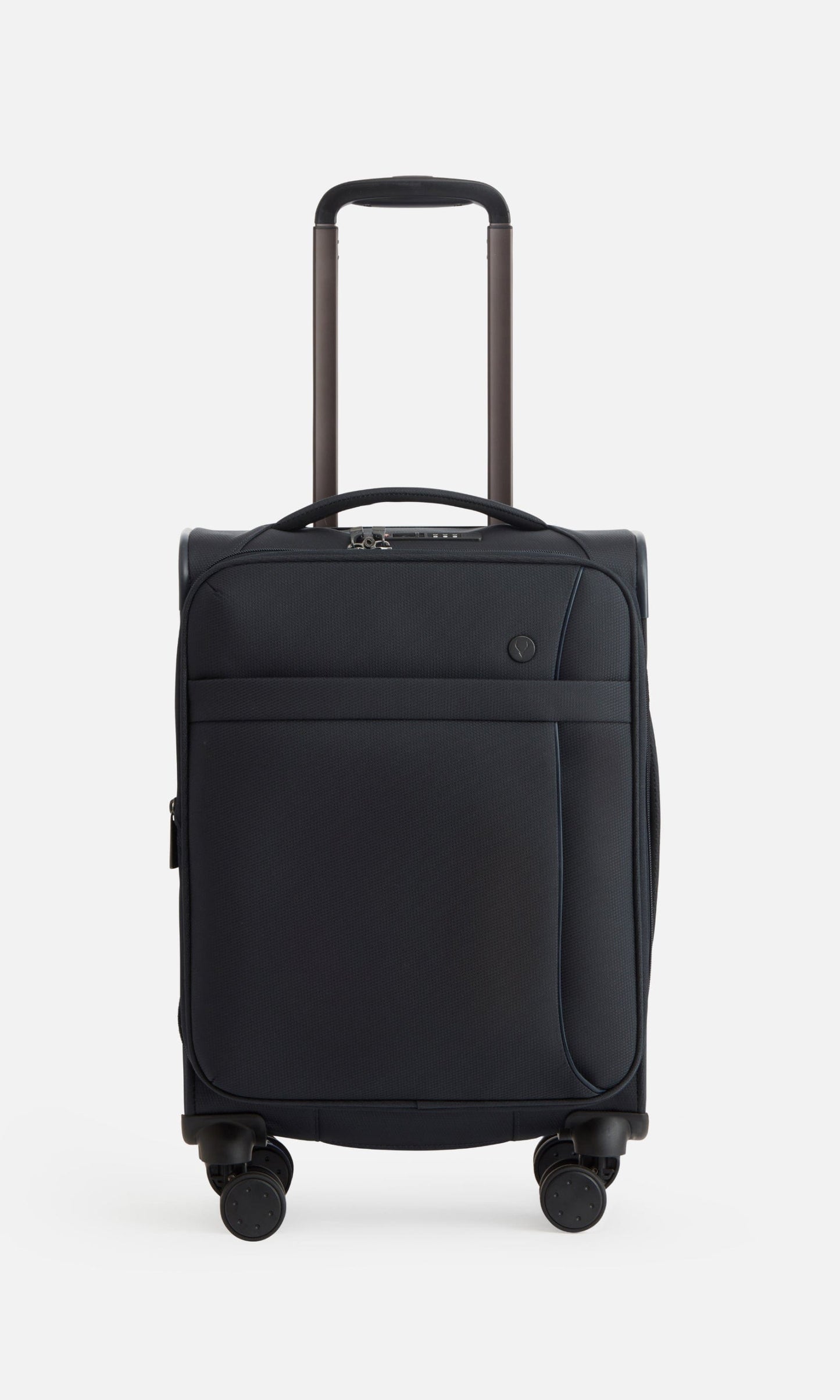 Antler Luggage -  Prestwick cabin in navy - Soft Suitcases Prestwick Cabin Suitcase Navy | Soft Shell Suitcase | Antler 