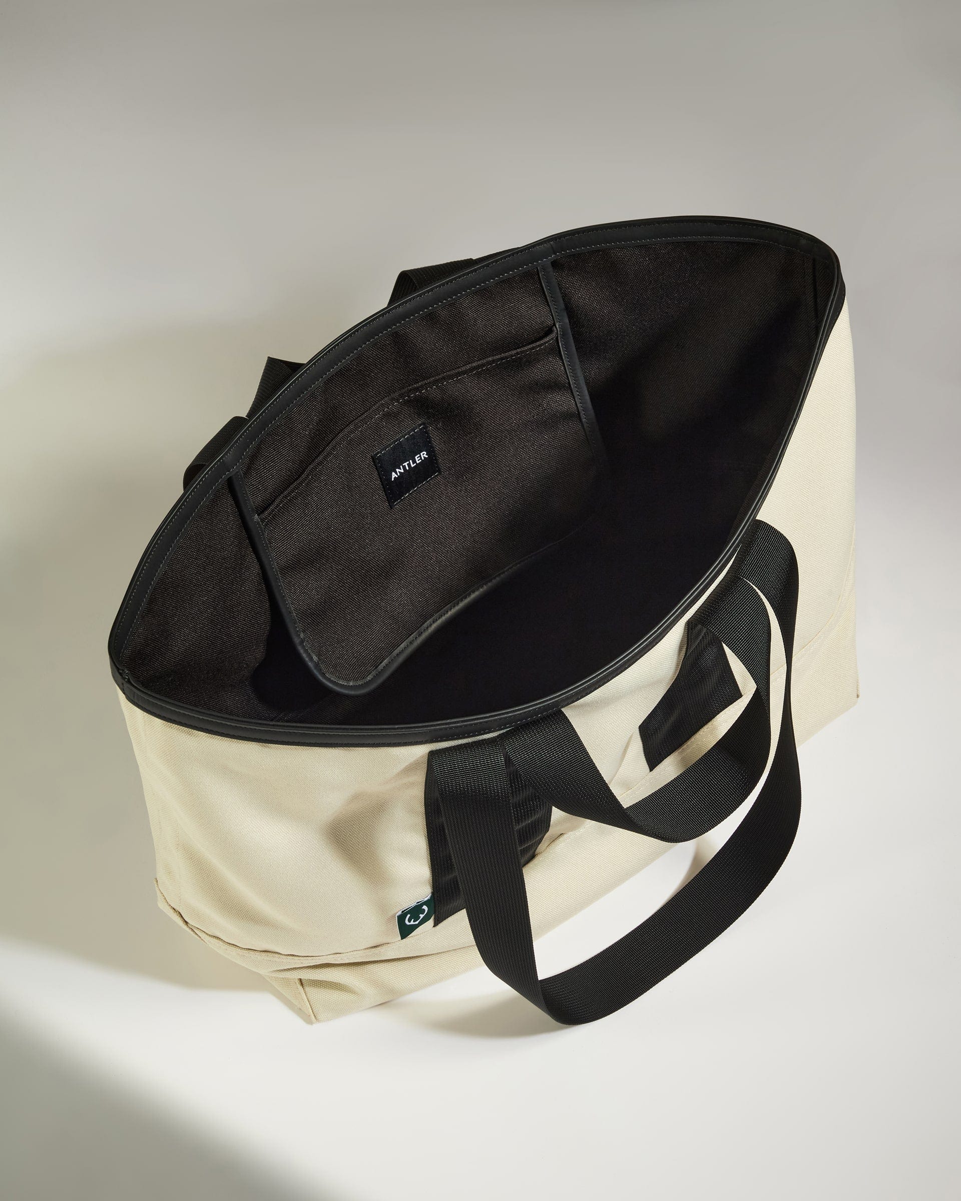 Antler Luggage -  Reversible Tote Bag in Cream/Black - Summer Capsule - Tote Bag Reversible Tote Bag in Cream/Black  | Travel & Lifestyle Bags 