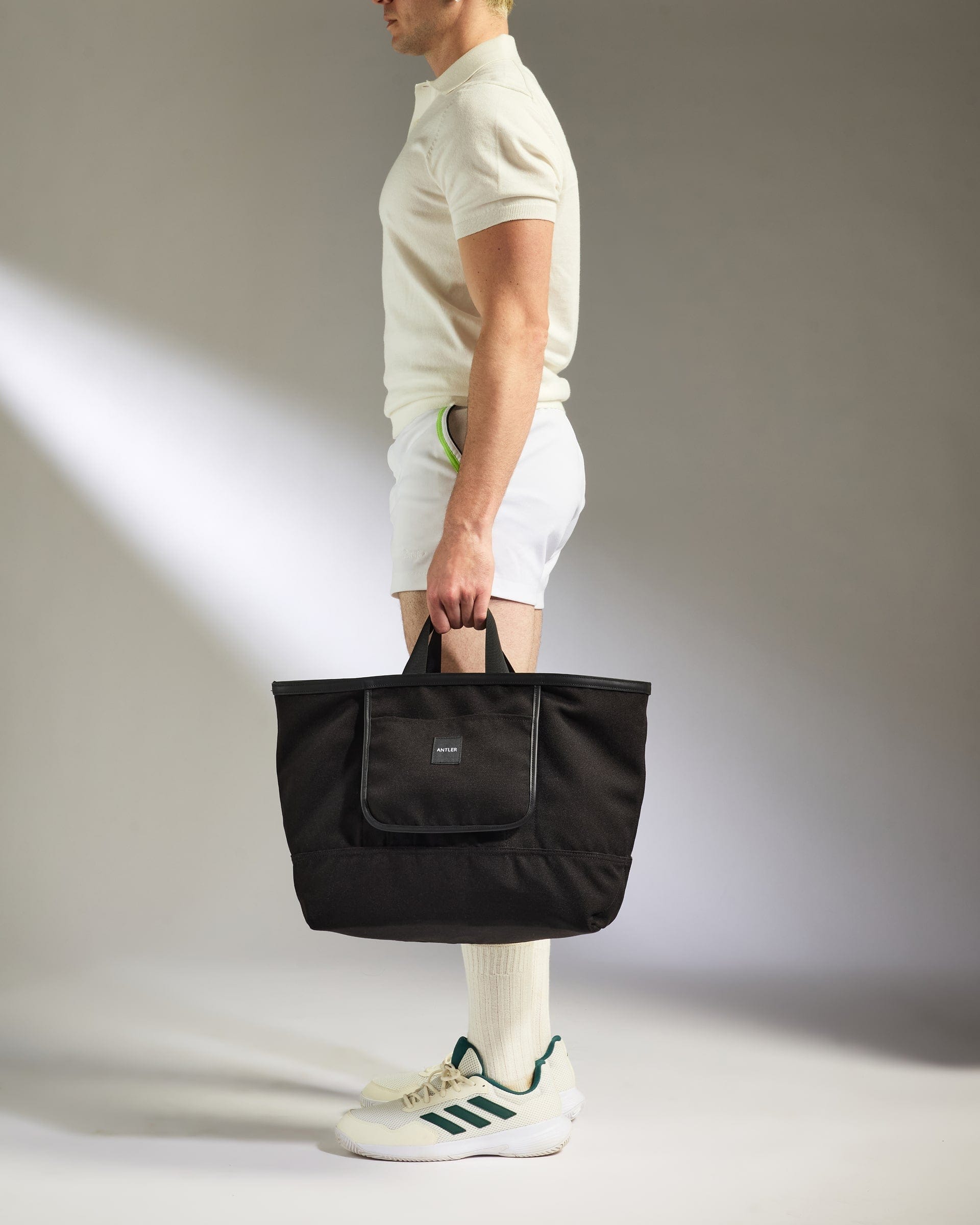 Antler Luggage -  Reversible Tote Bag in Cream/Black - Summer Capsule - Tote Bag Reversible Tote Bag in Cream/Black  | Travel & Lifestyle Bags 