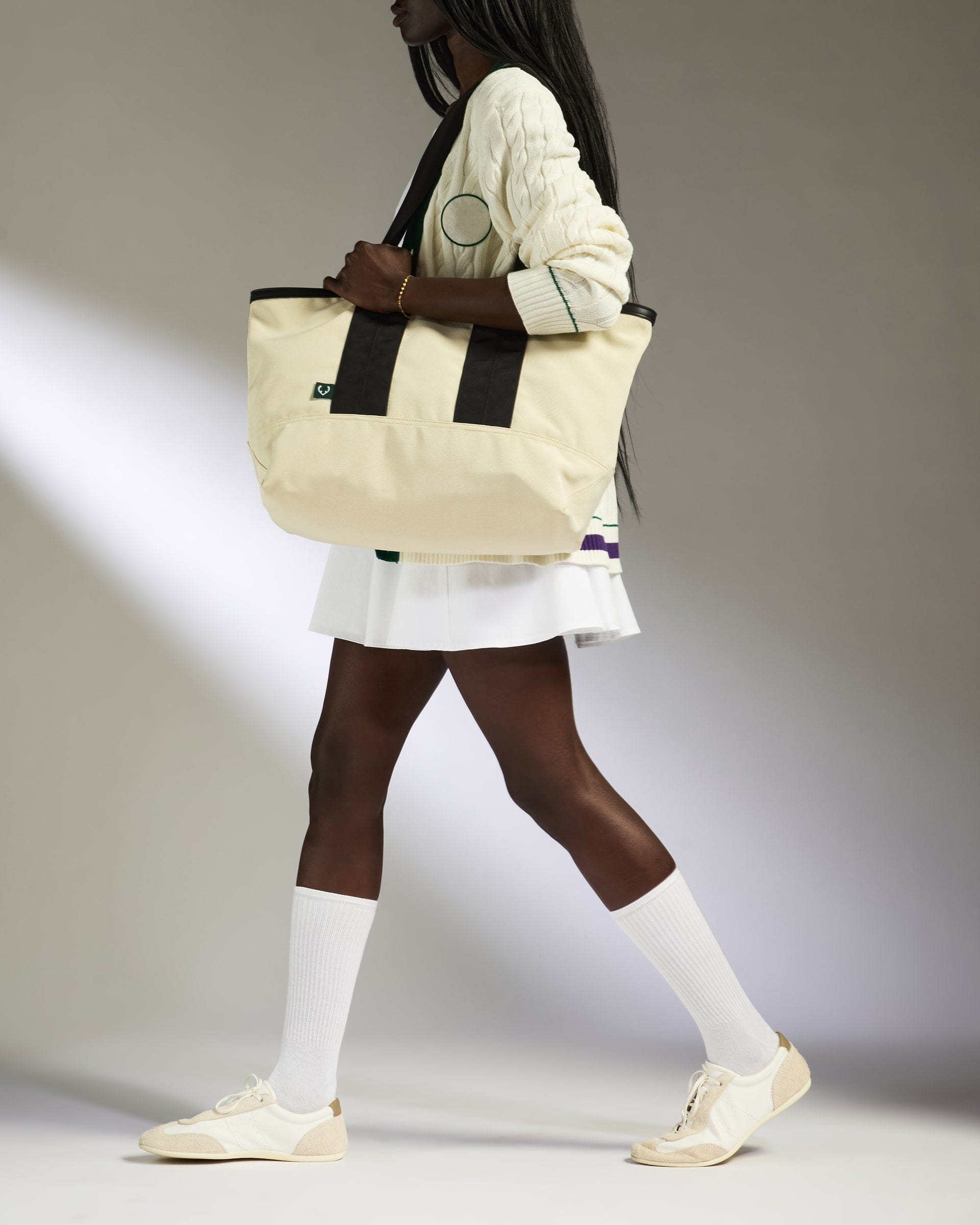 Antler Luggage -  Reversible Tote Bag in Cream/Black - Summer Capsule - Tote Bag Reversible Tote Bag in Cream/Black  | Travel & Lifestyle Bags 