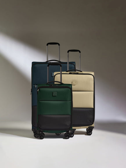 Antler Luggage -  Soft Stripe 2.0 Bundle - bundle Build Your Set | Lightweight Cabin Bag & Hard Shell Check In Luggage