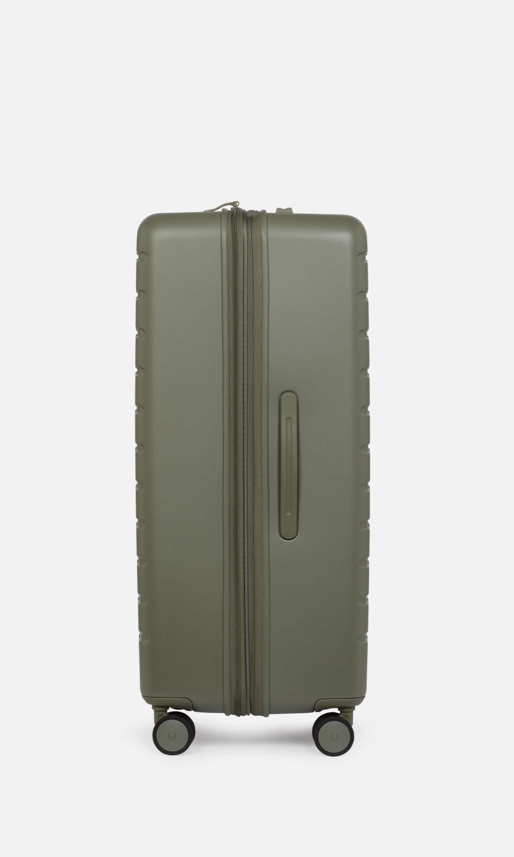 Antler Luggage -  Stamford large in field green - Hard Suitcases Stamford Large Suitcase Green | Hard Luggage | Antler 