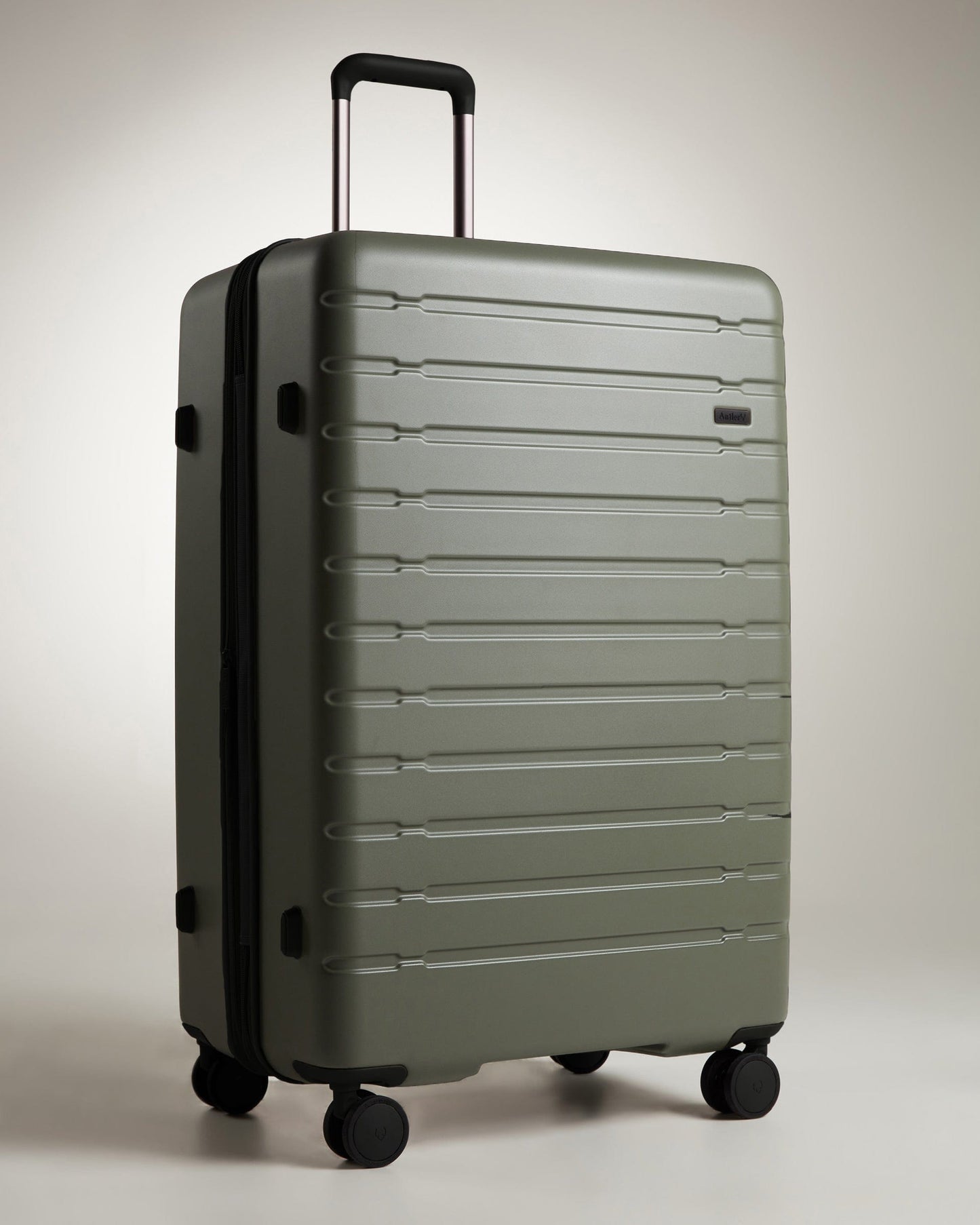 Antler Luggage -  Stamford large in khaki - Hard Suitcases Stamford Large Suitcase Khaki (Green) | Hard Luggage | Antler UK