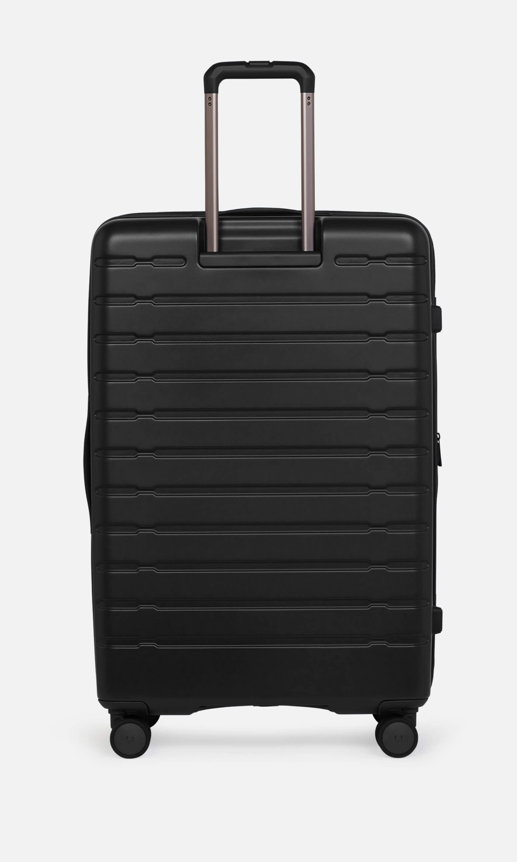 Stamford 2.0 Large Suitcase Black Hard Luggage Antler UK