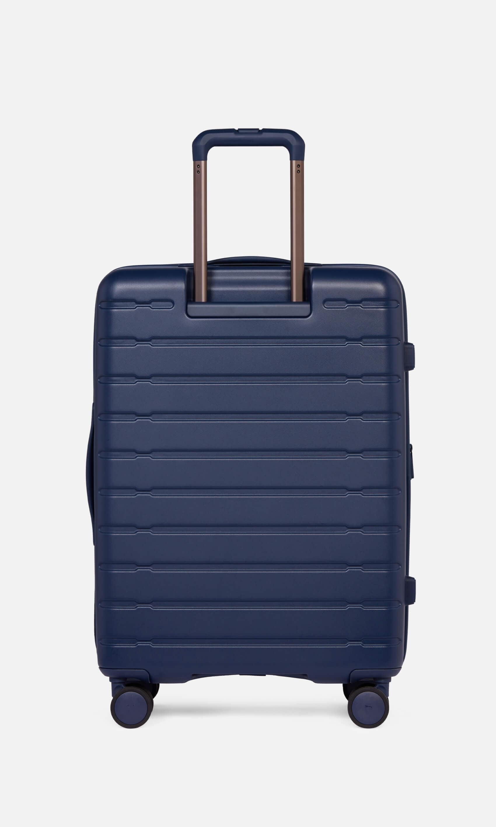 Antler Luggage -  Stamford medium in dusk blue - Hard Suitcases Stamford Medium Suitcase Blue | Hard Luggage | Antler 