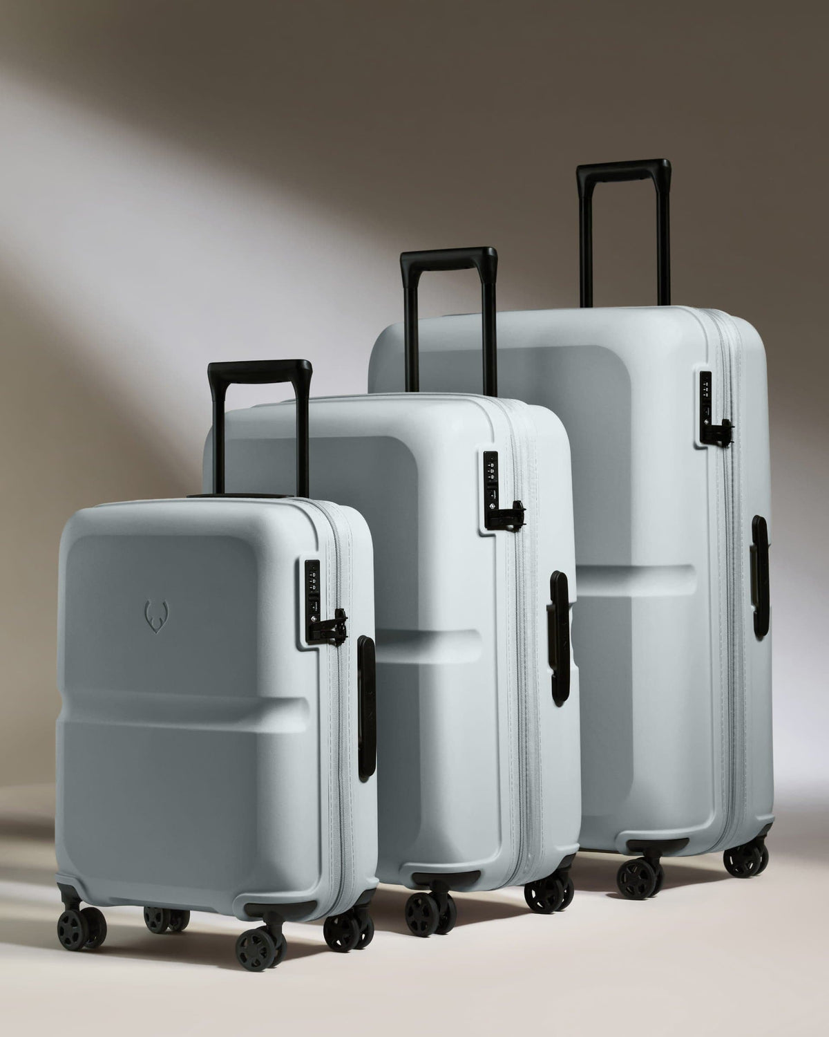 Suitcase Set Salt Single Stripe