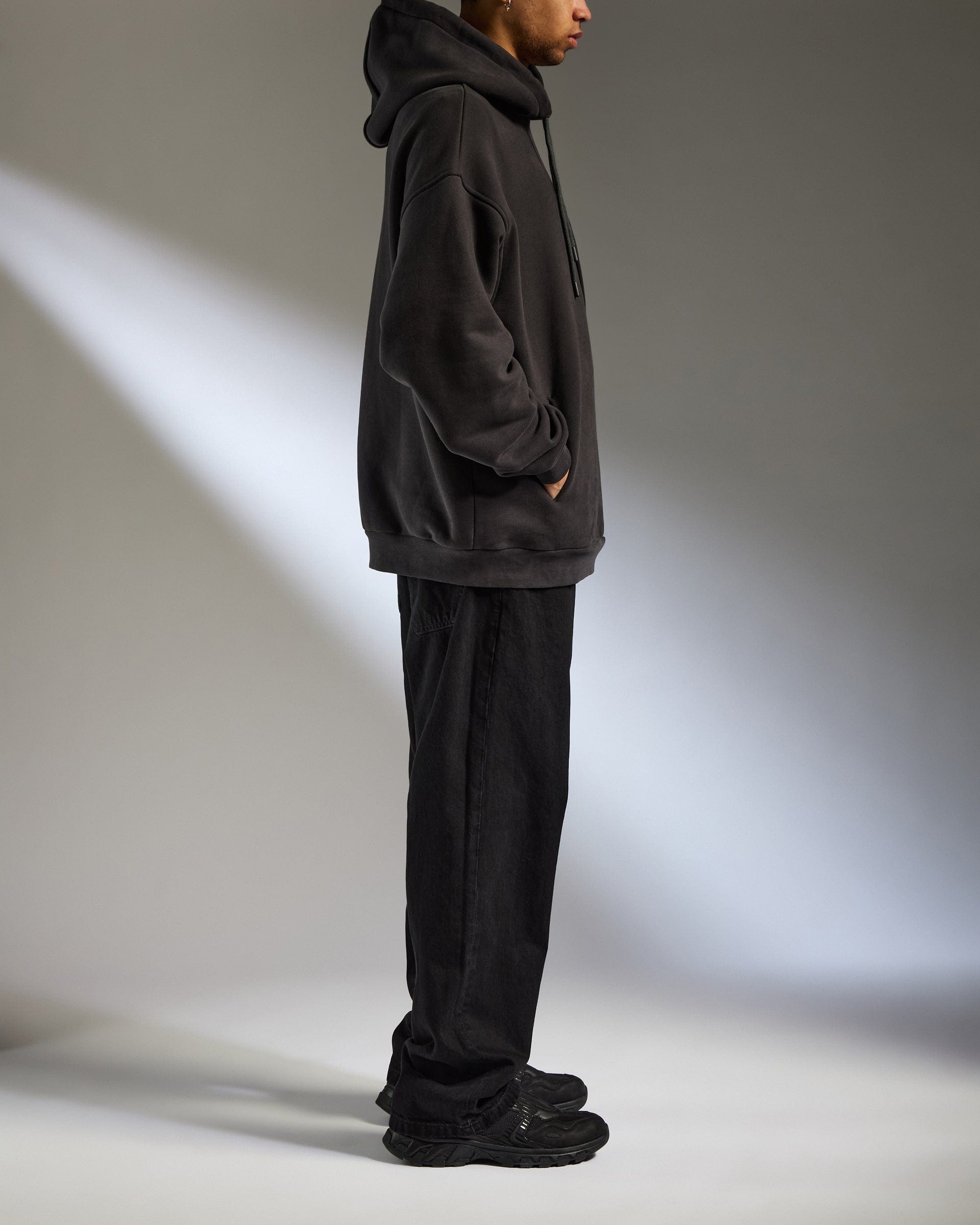 Antler Luggage -  Travel Essential Hoodie in Charcoal Black - Apparel Travel Essential Hoodie in Black