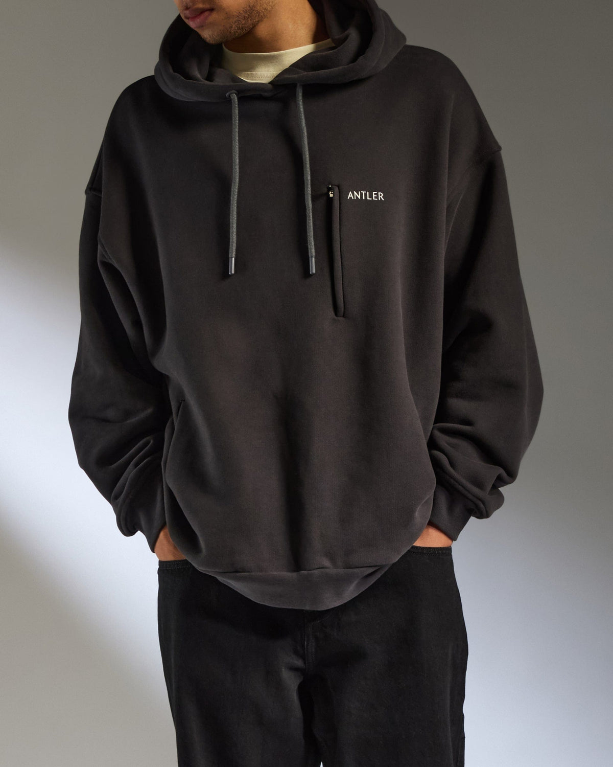 Travel Essential Hoodie Charcoal