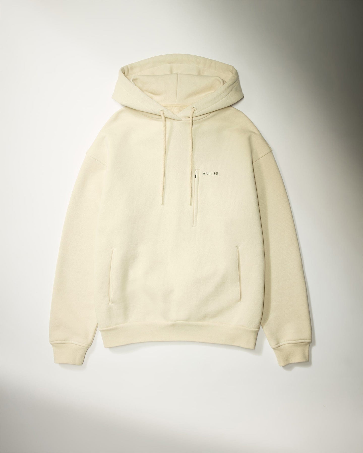 Antler Luggage -  Travel Essential Hoodie in Cream - Apparel Travel Essential Hoodie in Cream | Travel Clothing & Accessories