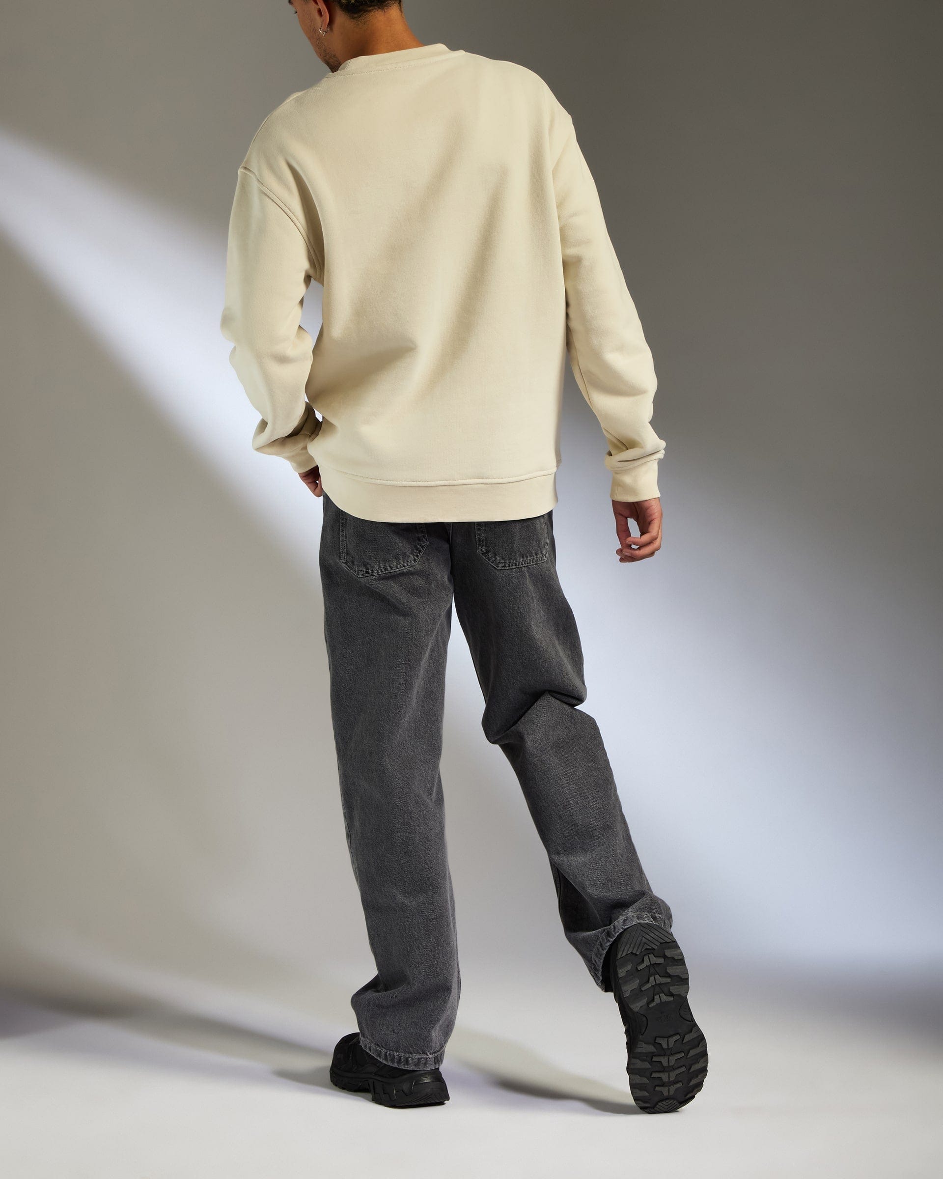 Antler Luggage -  Travel Essential Sweatshirt in Cream - Apparel Travel Essential Sweatshirt in Cream