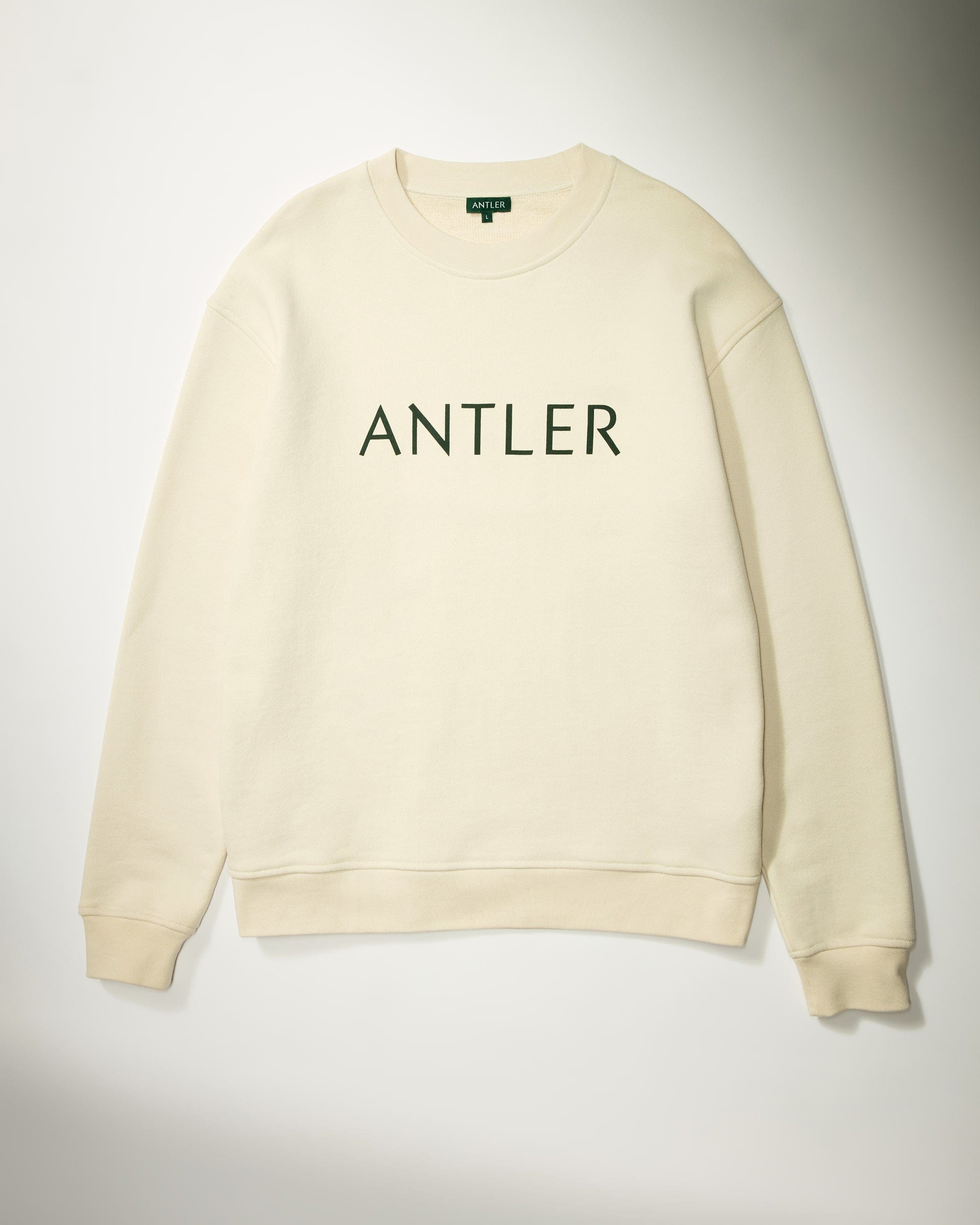 Antler Luggage -  Travel Essential Sweatshirt in Cream - Apparel Travel Essential Sweatshirt in Cream