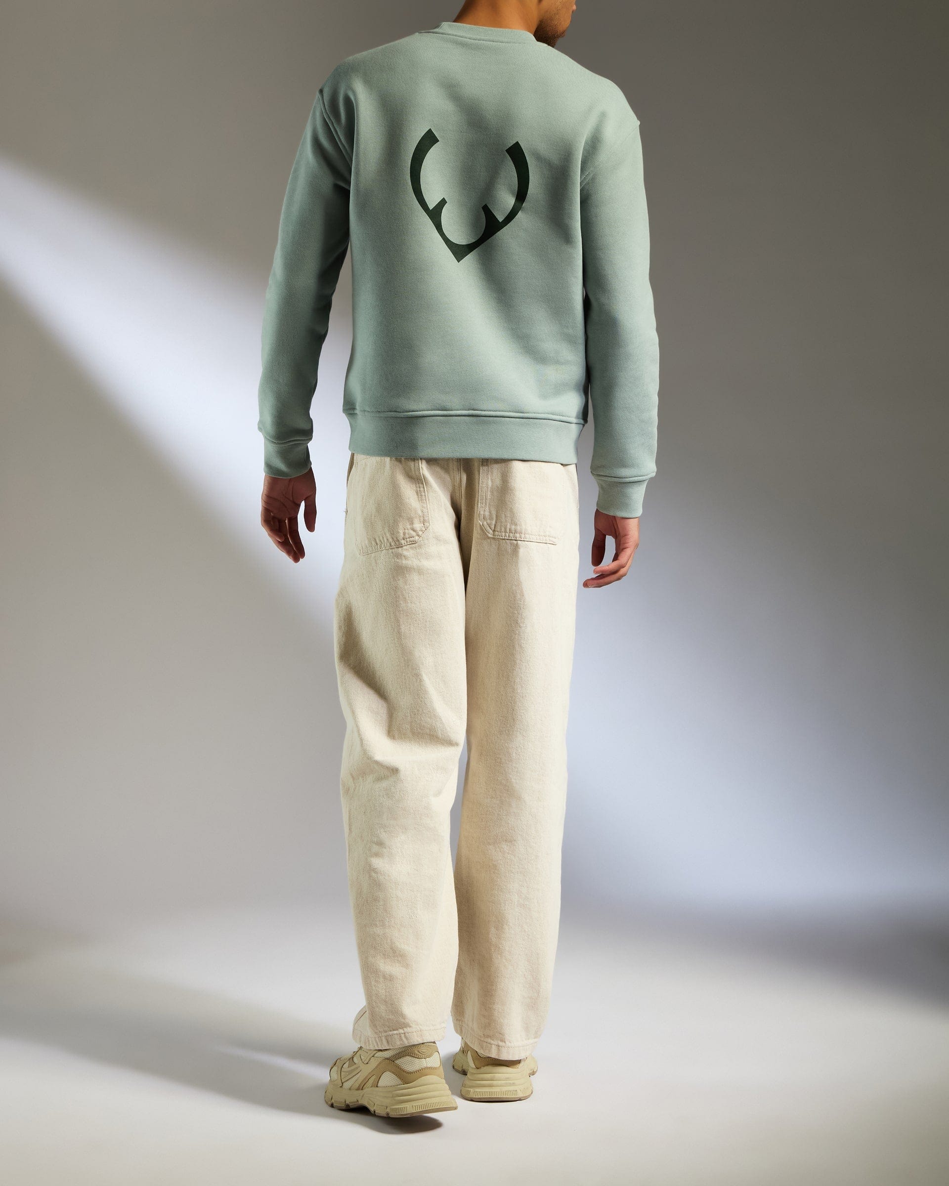 Antler Luggage -  Travel Essential Sweatshirt in Mist Blue - Apparel Travel Essential Sweatshirt in Blue