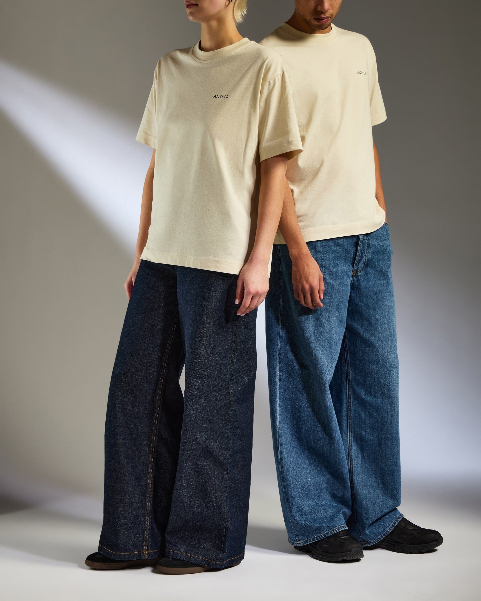 Antler Luggage -  Travel Essential T-Shirt in Cream - Apparel Travel Essential T-Shirt in Cream