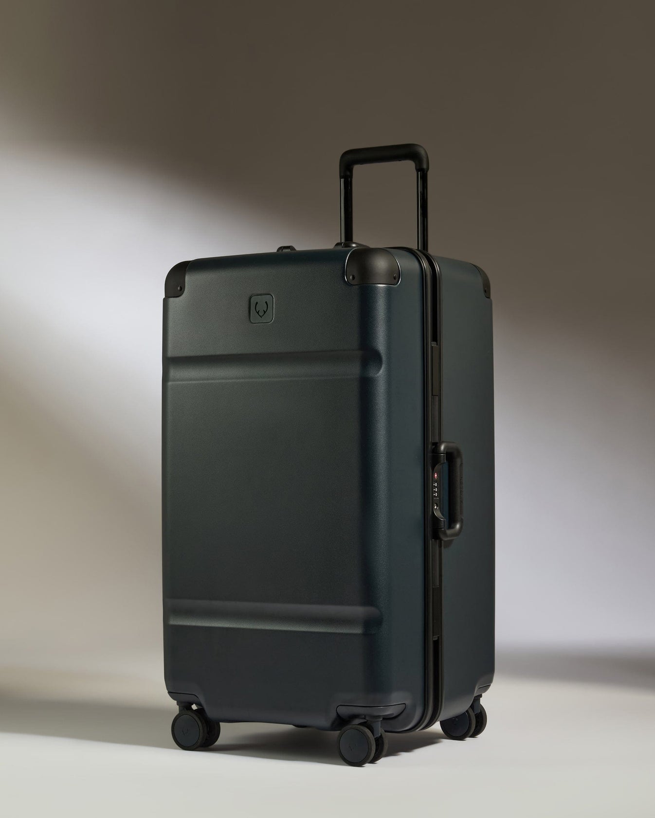 Trunk Suitcase in Navy - Heritage Stripe | Premium Hard Shell Trunk ...