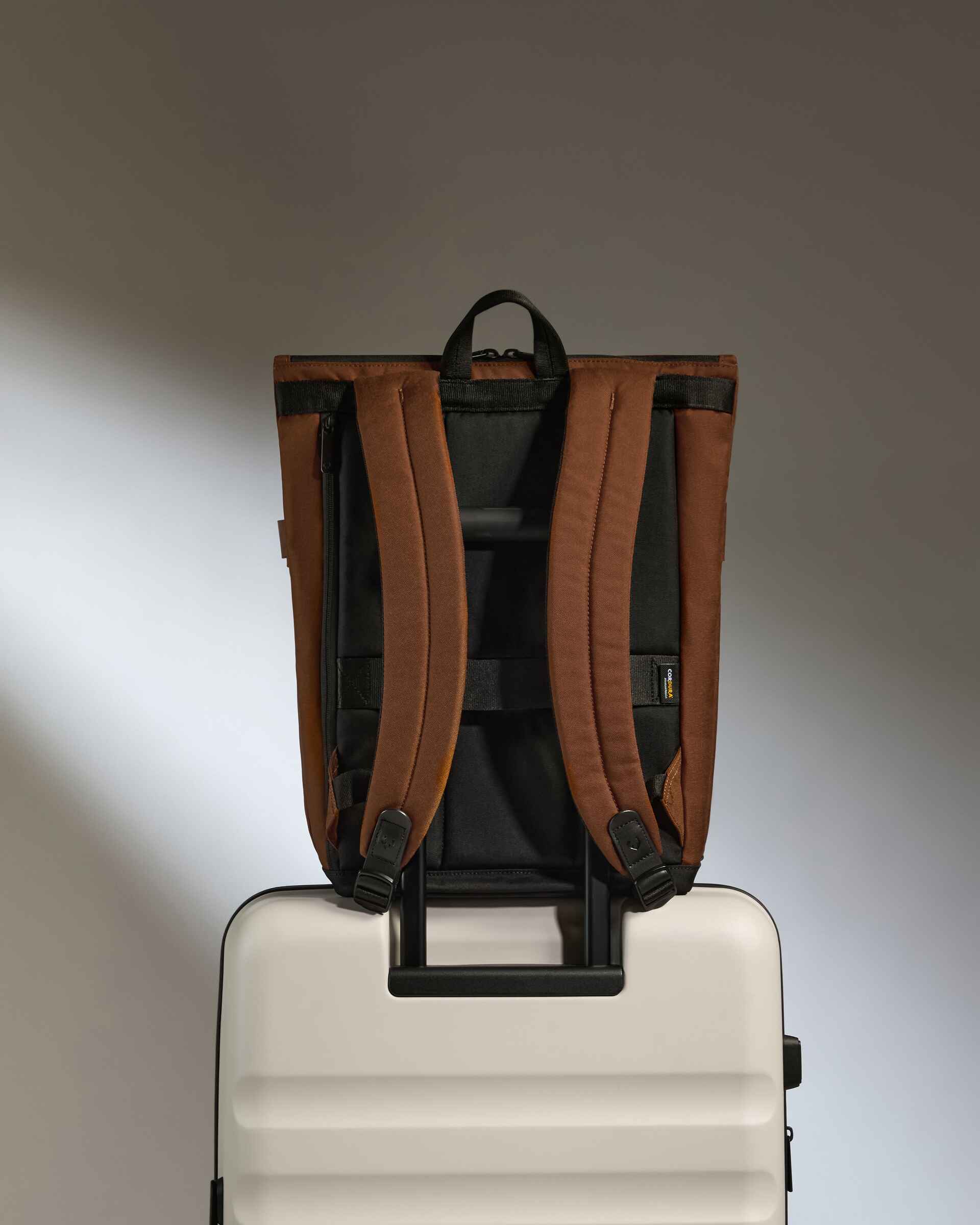 Antler Luggage -  Urban Core Zip Top Backpack in Clay Brown - Backpack Urban Core Zip Top Backpack in Brown | Rucksacks & Travel Bags