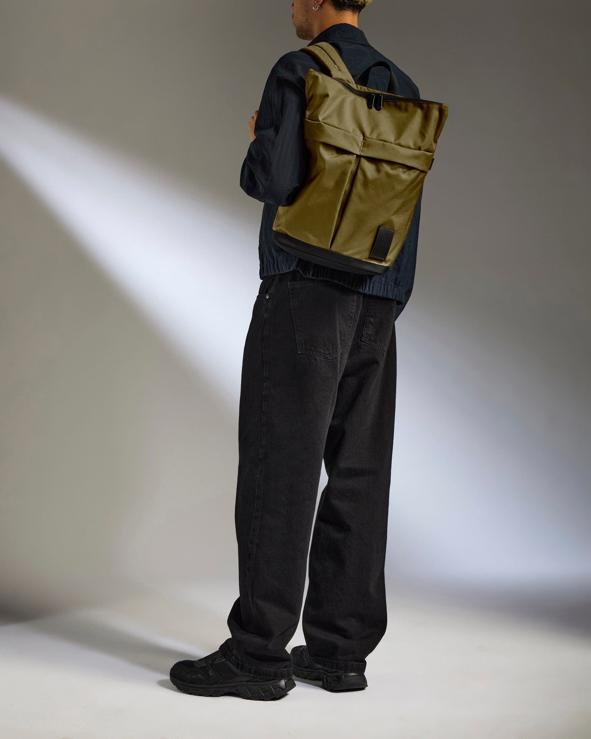 Antler Luggage -  Urban Core Zip Top Backpack in Olive Green - Backpack Urban Core Zip Top Backpack in Green | Rucksacks & Travel Bags