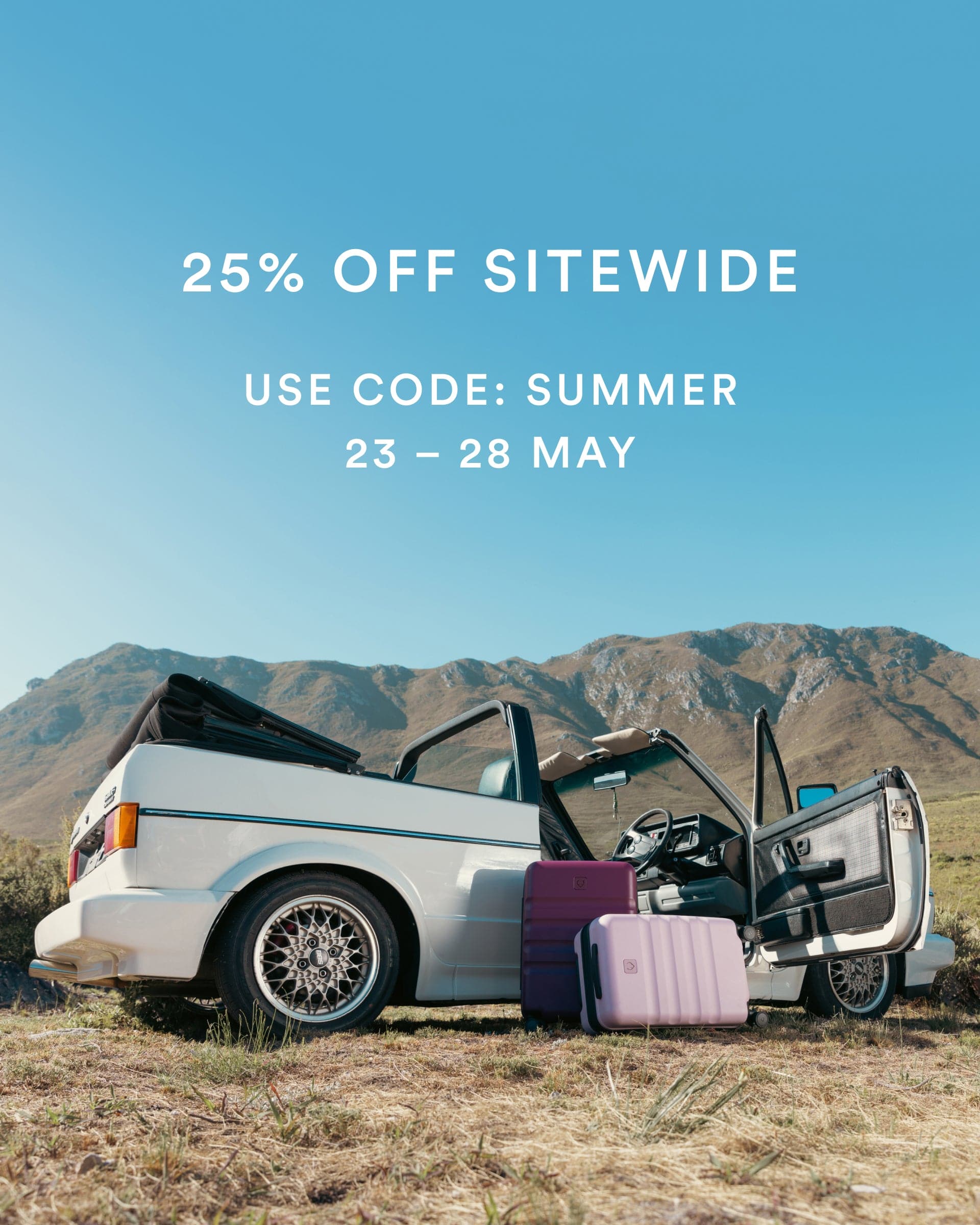 Antler UK Luggage -  25% off Sitewide - featured