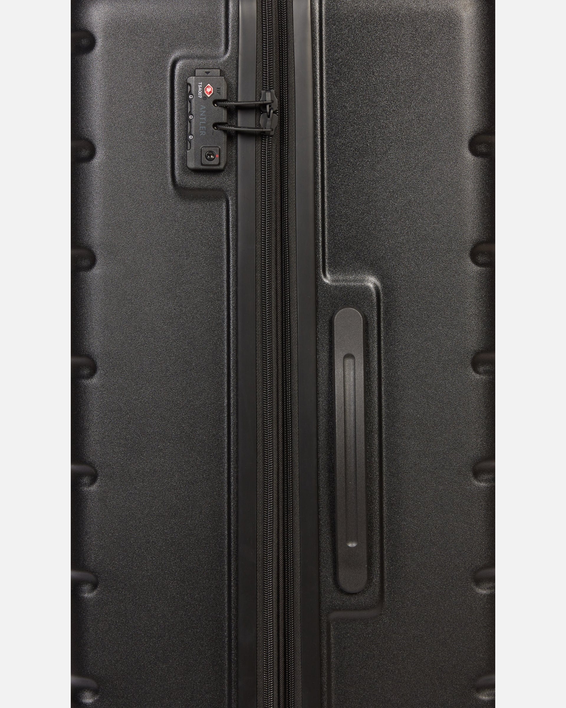 Antler UK Luggage -  Logo large in black - Hard Suitcases Logo Large Suitcase Black | Lightweight Hard Shell Luggage
