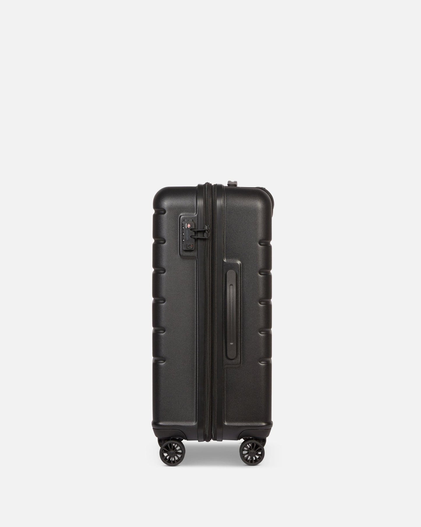 Antler UK Luggage -  Logo medium in black - Hard Suitcases Logo Medium Suitcase Black | Lightweight Hard Shell Luggage