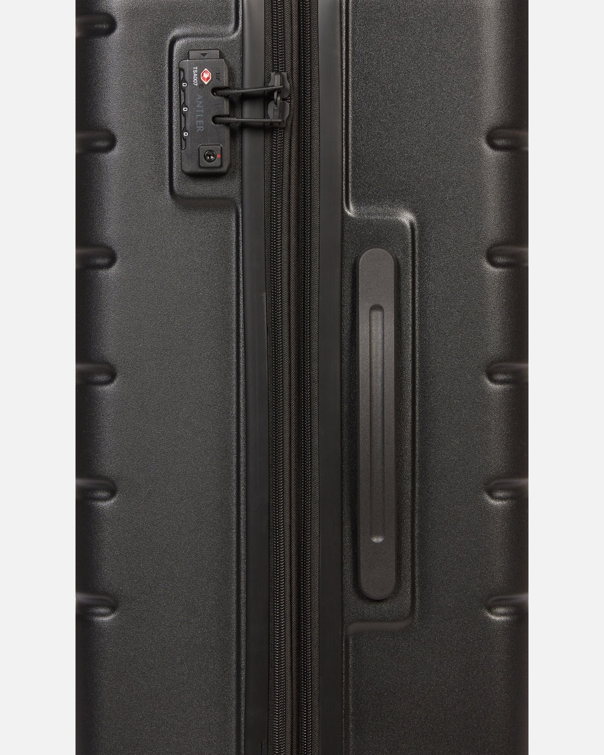 Antler UK Luggage -  Logo medium in black - Hard Suitcases Logo Medium Suitcase Black | Lightweight Hard Shell Luggage