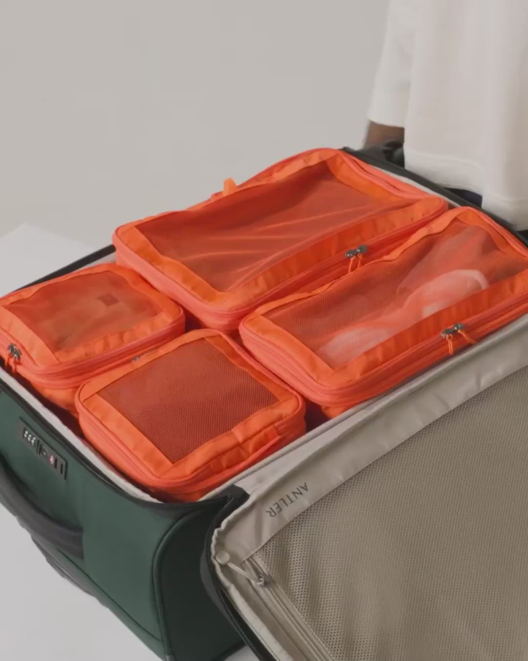 Packing Cubes in Pink Set of 4 | Travel Accessories | Packing