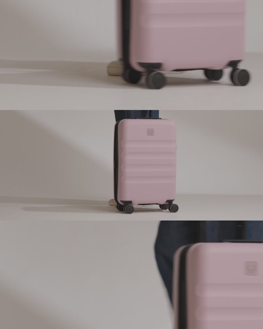 Baby pink cabin suitcase shop