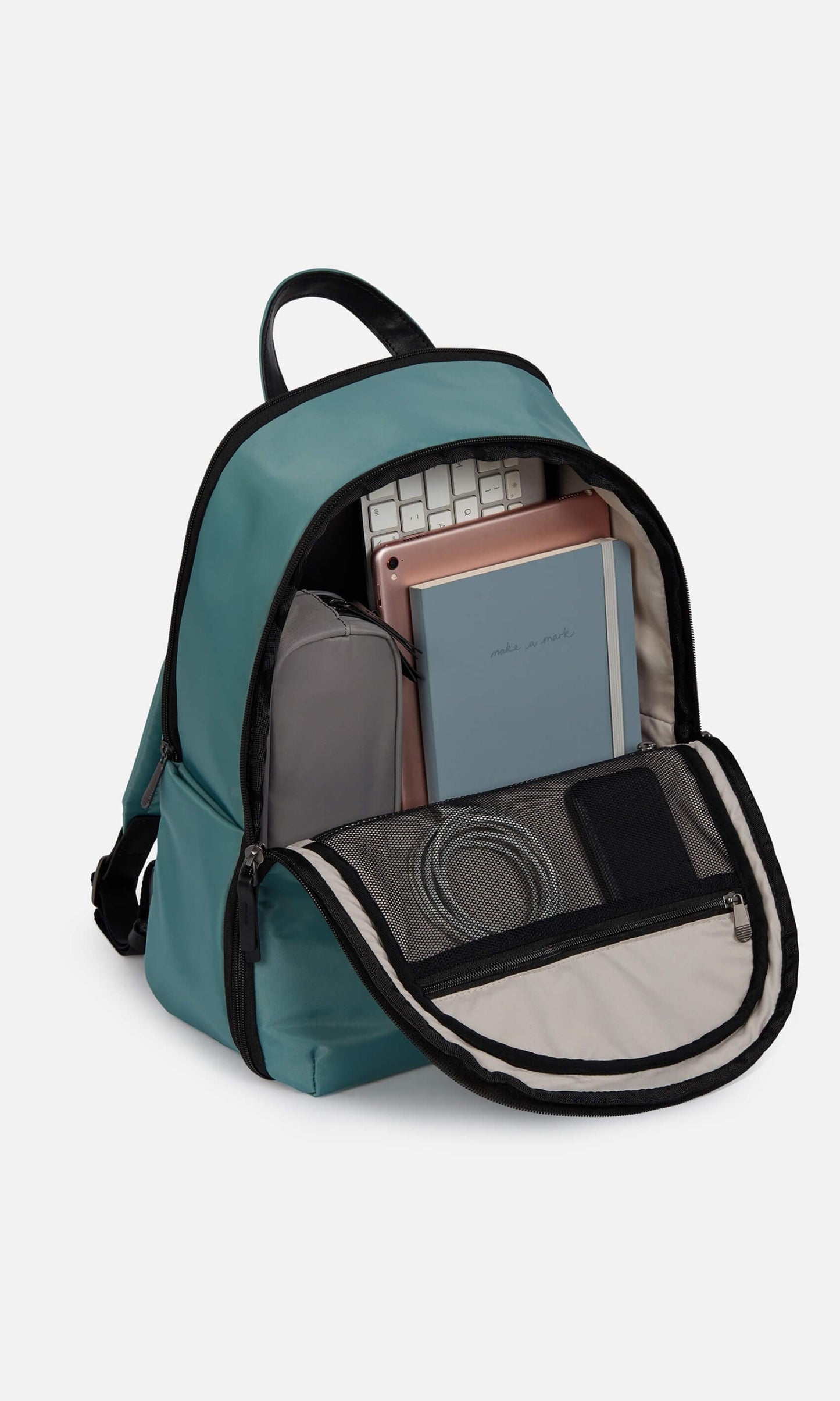 Antler Luggage -  Chelsea large backpack in mineral - Backpacks Chelsea Backpack Mineral (Blue) | Travel & Lifestyle Bags | Antler UK