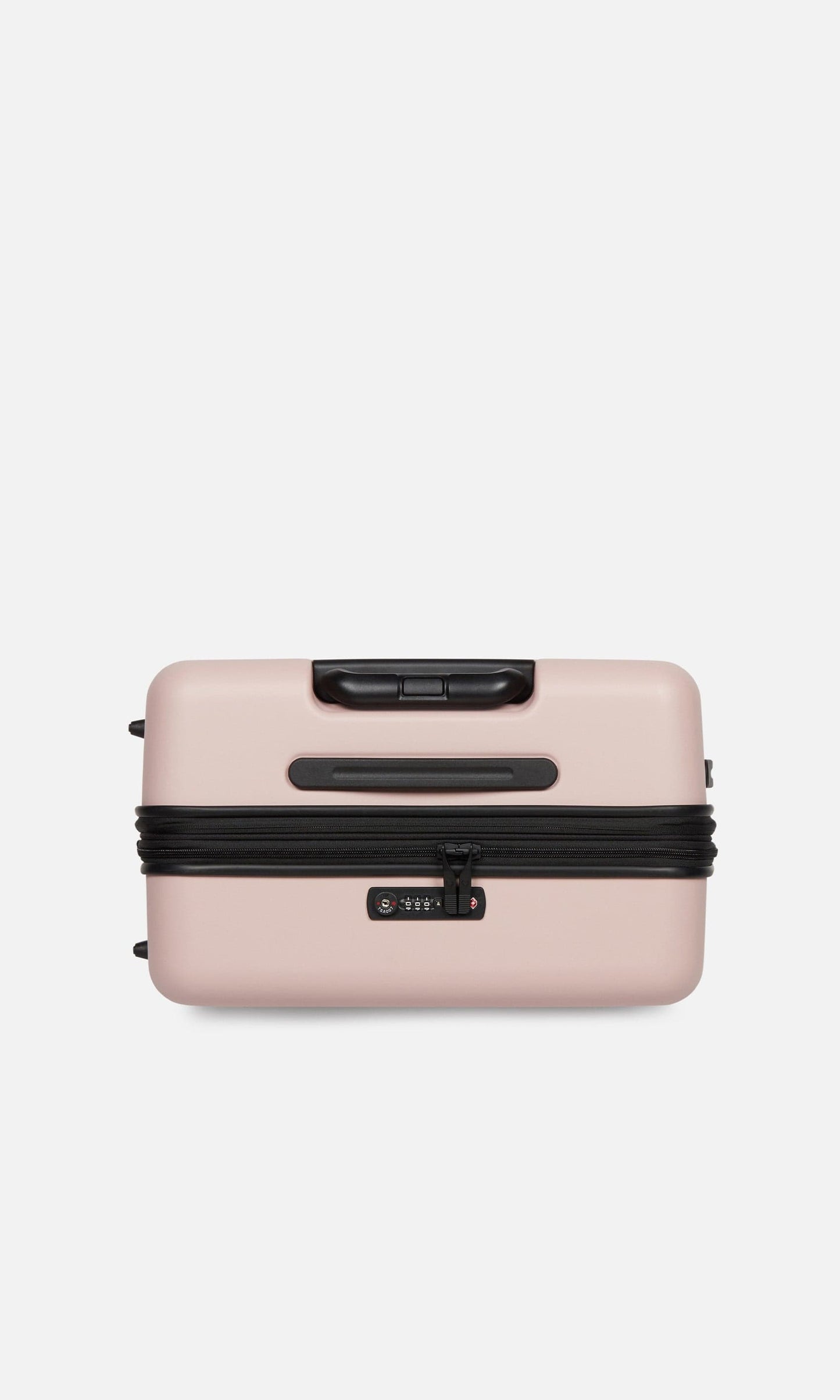 Antler Luggage -  Stamford medium in putty - Hard Suitcases Stamford Medium Suitcase Putty (Pink) | Hard Luggage | Antler 