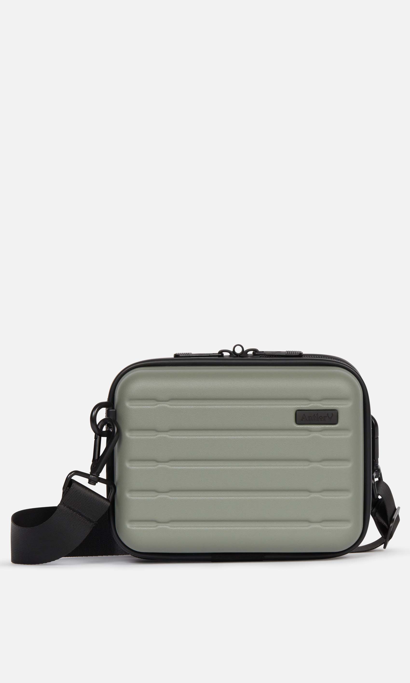 Antler Luggage -  Stamford mini crossbody in khaki - Hard Suitcases Stamford Mini Crossbody Khaki (Green) | Travel Accessories | Antler 